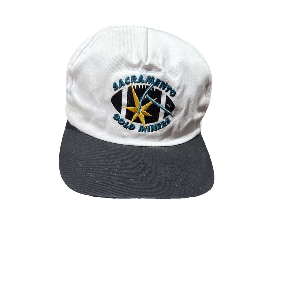 Vintage Sacramento Gold‎ Miners Carls Jr KFBK Snap Back Ball Cap